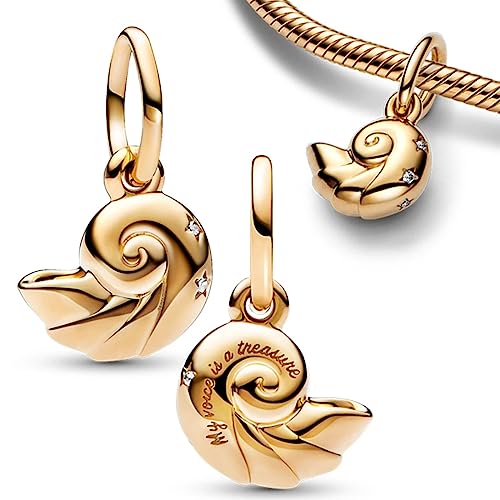 Summer Sea Animal Blue Charms 925 Sterling Silver with Cubic Zirconia for Women Bracelets and Necklaces in S925 Sterling Silver,Mother's Day4