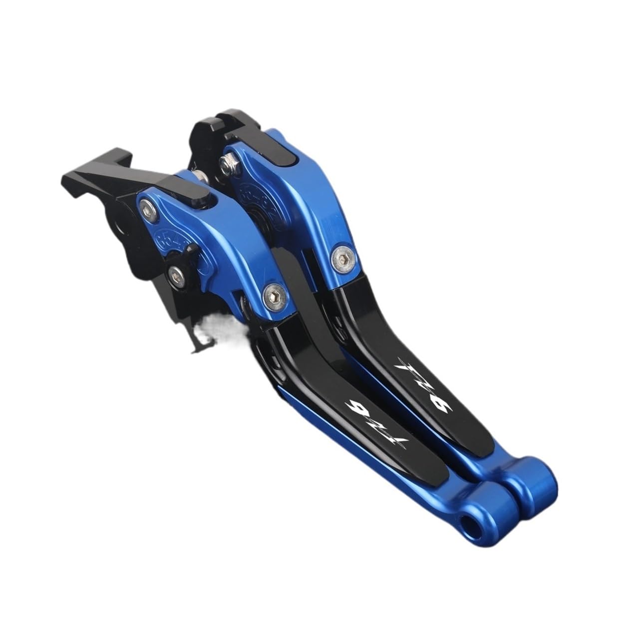 Zdgxfhsrh Blue-Black Motorcycle Brake Clutch Levers For Ya&Maha Fz6 Fz-6 2004-2010 Fz 6 Motorcycle Bre Lever Clutch Set Adjustable Folding Handle Guard Levers(Blue-Black)