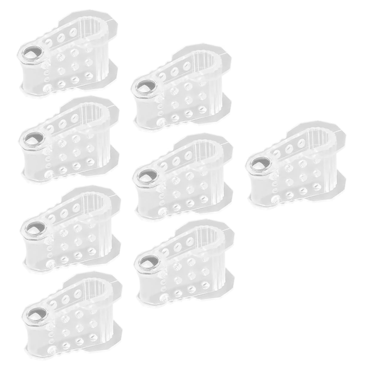 BESTYASH E Separators for Pedicure Toe Correctors for 4 Pairs Toe Spreader Magnetic Toe Separators