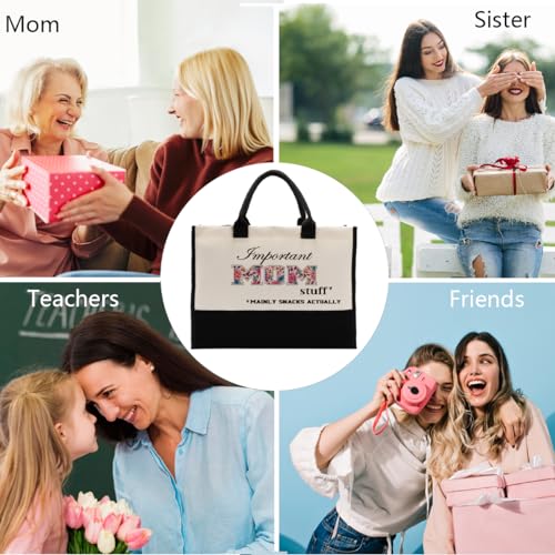 Image of Gkwa Canvas Tote Bag for Gifting, Women Cotton Canvas Bag, Reusable Shopping Bag