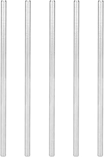 5 Pieces 410100060300 Stainless Steel D-Axis 6 mm Round D-Axis for TETRIX Industrial Robot Parts, Competition Metal Robot Accessories