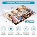 T&W SAME FILM Self Adhesive Laminating Sheets, 4mil, 8 x 11 Inch No Heat Laminating Sheets, Self Sealing Laminating Sheets for Laminator, Round Corner, No Heat, No Machine Needed-20 Pack
