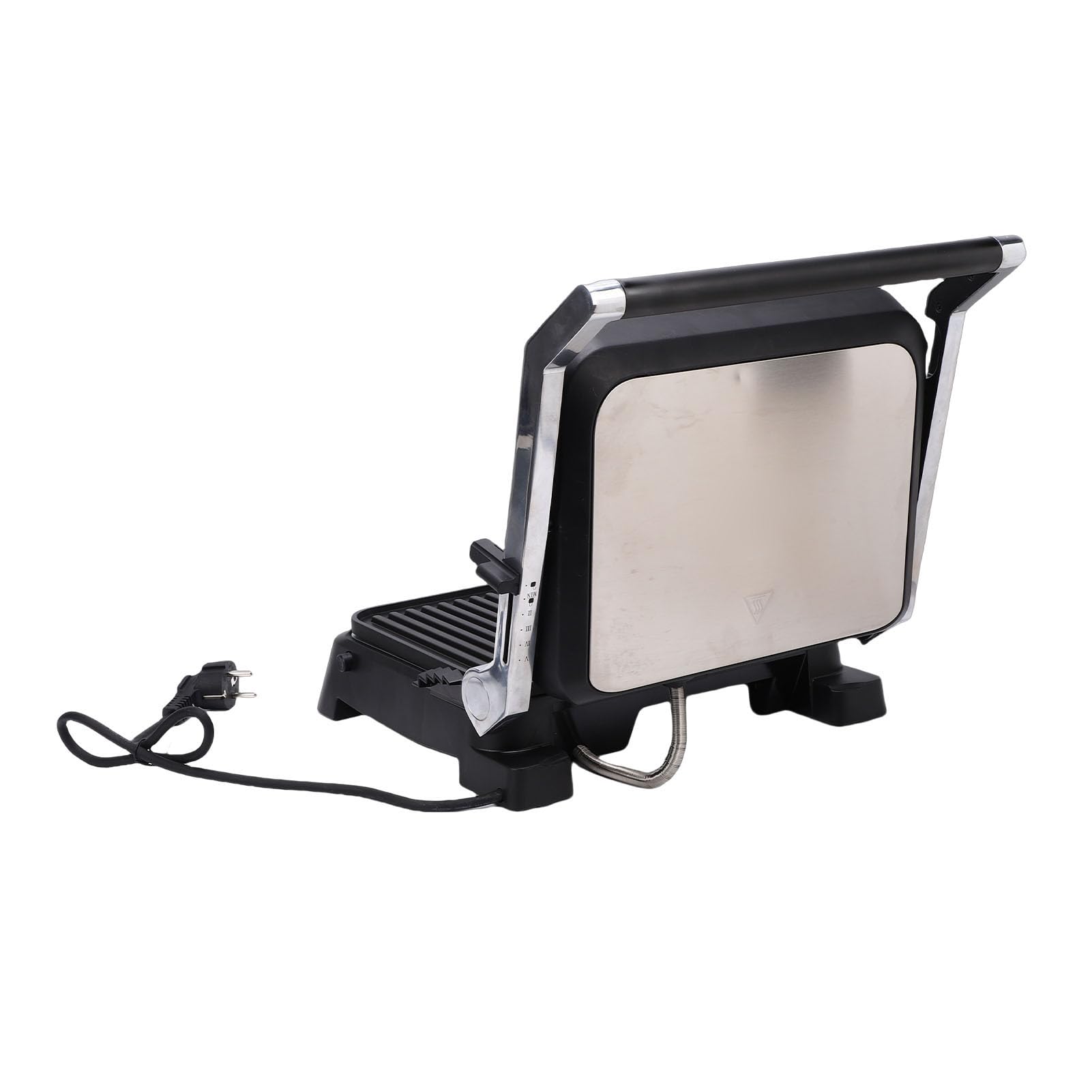 Socobeta Panini Press Grill Potente Sandwichera Eléctrica Antiadherente de 2000 W para Cocinar en Casa Comidas Familiares (Enchufe europeo)