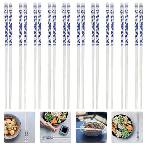 Palillos reutilizables de cerámica higiénicos y lavables para restaurante 8