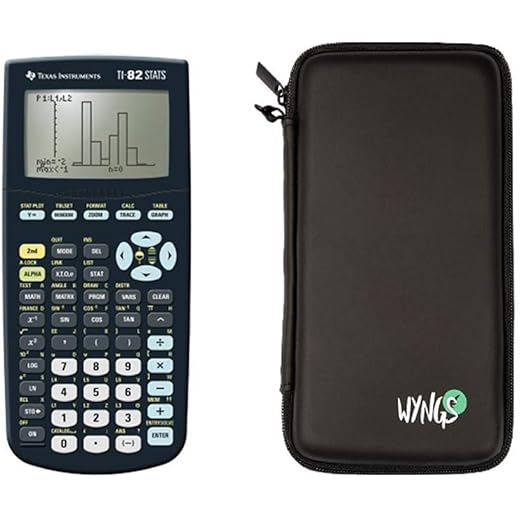 TI-82 statistik + utökad garanti + skyddsfodral