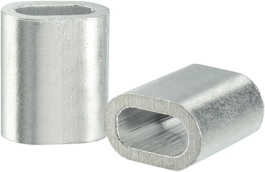 Toolparts And Accessories 2.5mm Cable Wire Rope Aluminum Sleeves Clip