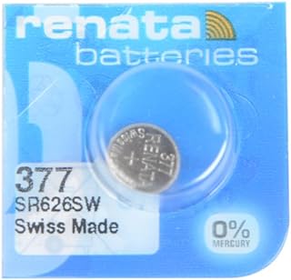 Renata 377 SR626SW Button Cell Watch Battery 1.55V Swiss Made