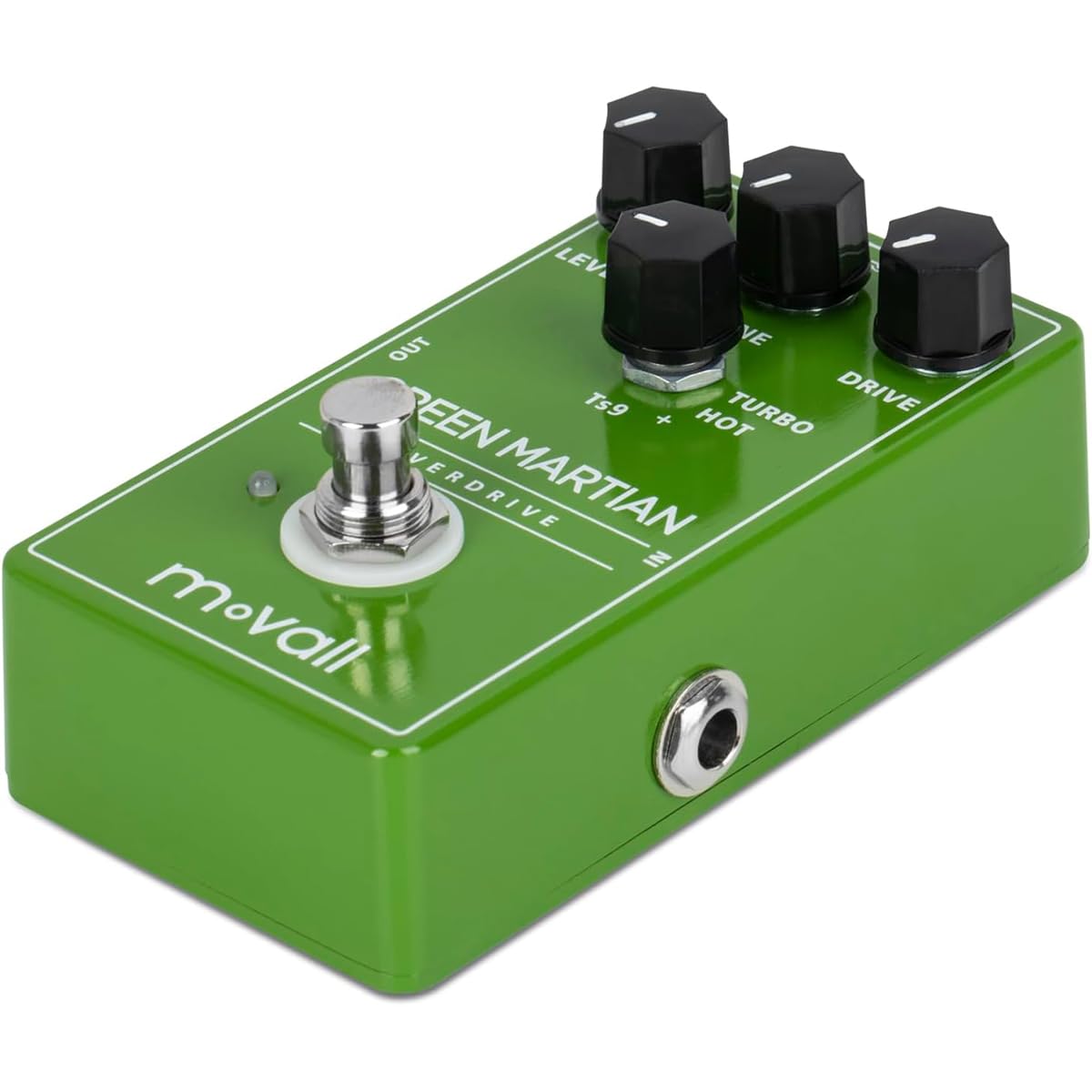 MP-105 - Green Martian overdrive, pedale per chitarra overdrive basato su TS a 4 modalità