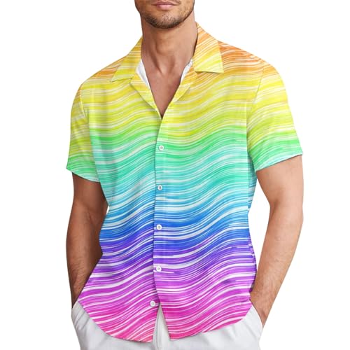 Polo imprimée fleur homme en coton de musculation élégant