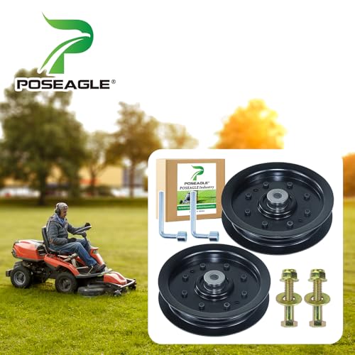 POSEAGLE 2 Pack 756-04129b Idler Pulley 4.25 Replaces Troy Bilt Pulley 753-08171 Idler Pulley kit Cub Cadet 756-04129b Cub Cadet 756-04129 Idler Pulley MTD 756-04129 Pulley 956-04129 Pulley 753-08068 - Thumbnail 2