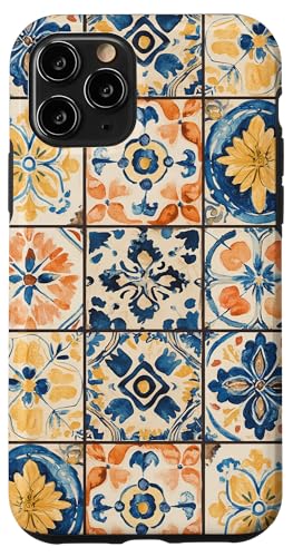 Moroccan Portuguese Mosaic Tile Pattern X}zP[X iPhone 11 Pro p