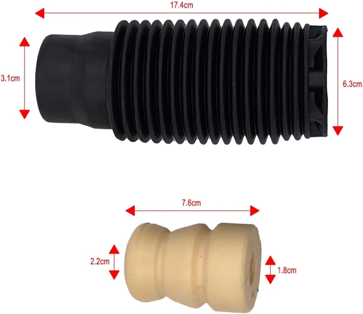 Cover Compatible with Chery ARRIZO 7 M16 2015-2020 7e Front Shock Absorber Repair Kit Boot Bellow & Strut Buffer Bushing Accessories