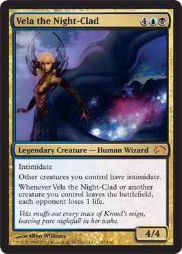 Magic The Gathering - Vela The Night-Clad (107) - Planechase 2012