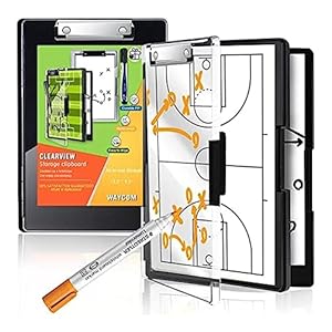 Dedjgoo Clipboard with Storage,13.3X9.5 in with 2 Compartment Storage,Dry Clip Boards Duty Clipboard Plastic Nursing Clipboard A