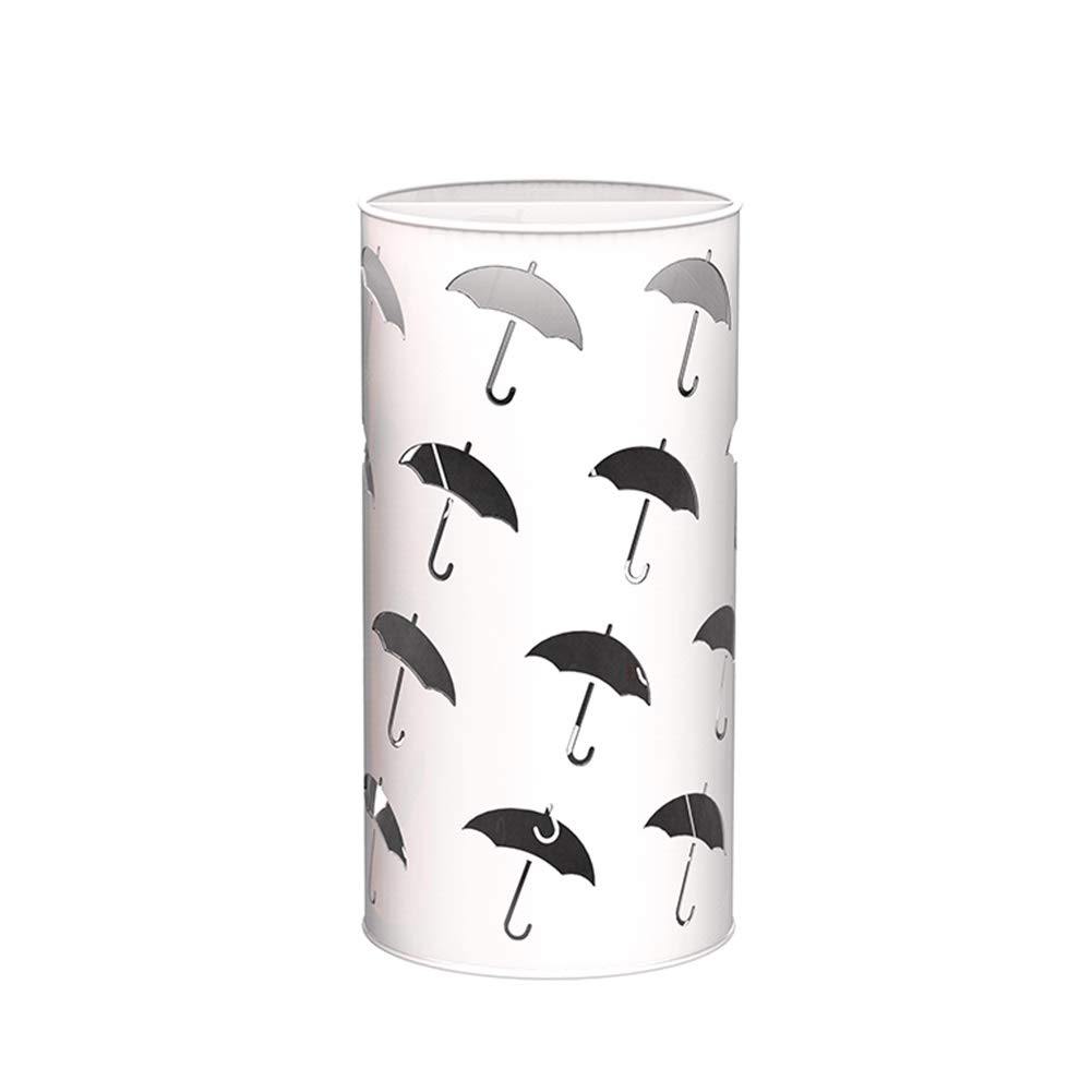 Seau à parapluies en fer blanc de 25 x 50 cm pour stocker 10-20 pièces