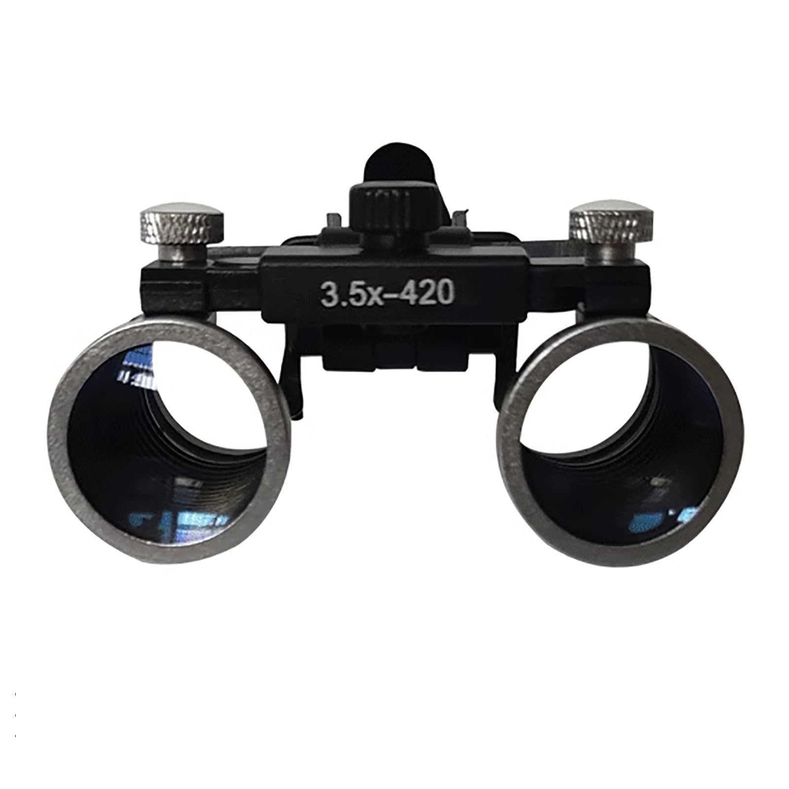 DKPLOE Dental Loupes 2.5X / 3.5X Surgical Medical Binocular Loupes Working Distance 420mm For Dentistry Precision Manufacturing Jewelers Etc(Without light,3.5X)