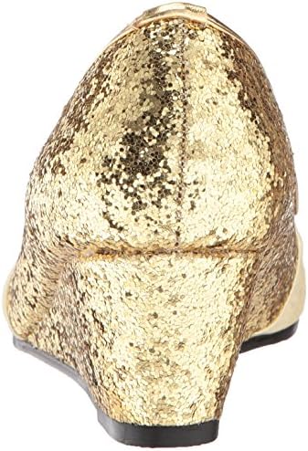 Ellie Shoes Women's 018-princess Wedge Pump, Gold, 6 US/6 M US | Image 2