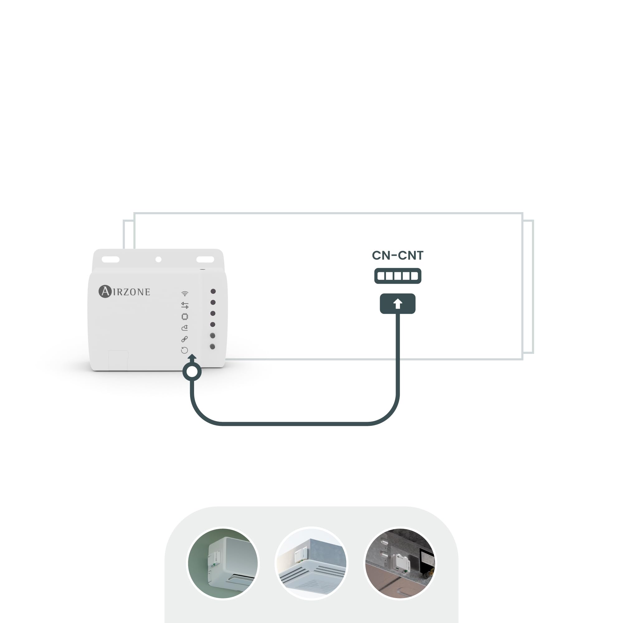 AIRZONE – Aidoo Controllo WiFi per climatizzatore – Compatibile con PANASONIC RAC Domestico AZAI6WSCPA0 – Controllo remoto e programmazione tramite app – Compatibile con Google Home e Alexa