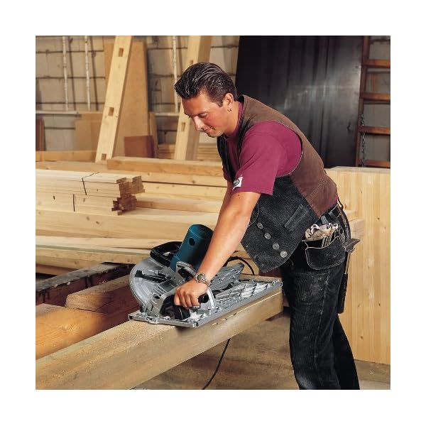 Makita 5143R Handkreissäge 2200 W + Makita 194368-5 Führungsschiene 1400mm – Bild 4