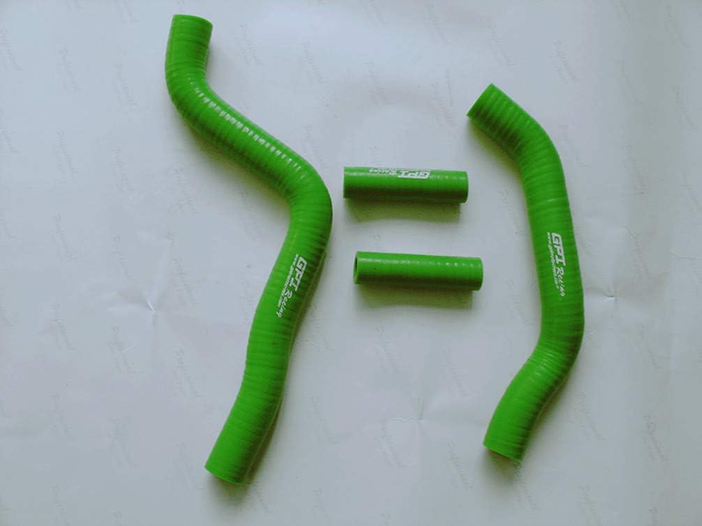 Silicone Radiator Hose FOR KAWASAKI KX125 KX 125 05 06 07 2005 2006 2007 (GREEN)