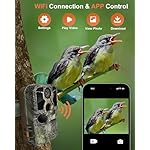 KJK-Trail-Camera-WiFi-8K-84MP-with-64GB-Memory-Card-Game-Camera-with-Night-Vision-005s-Trigger-Motion-Activated-IP67-Waterproof-130Wide-Angle-42pcs-No-Glow-Infrared-LEDs-for-Wildlife-Monitoring