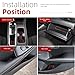 Auovo Center Console Mats for Nissan Sentra Accessories 2025 2020-2024 Vehicle Cup Holder Inserts Center Console Liner Door Pocket Liner Mat Pad Premium Custom Interior(13pcs, Red)
