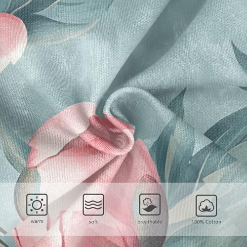 ODAWA Peonies Pastel Blue Tag Free Toddler Cotton Underwear, Boys Underwear 2T3