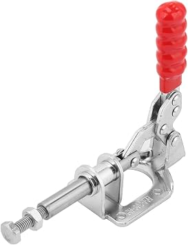 Toggle Clamp, 330.69lbs Holding Capacity, Quick Release Push Pull Clamp for Woodworking Jigs and Fixtures Horizontal Clamps for Welding Crosscut Sled GH-302-FM