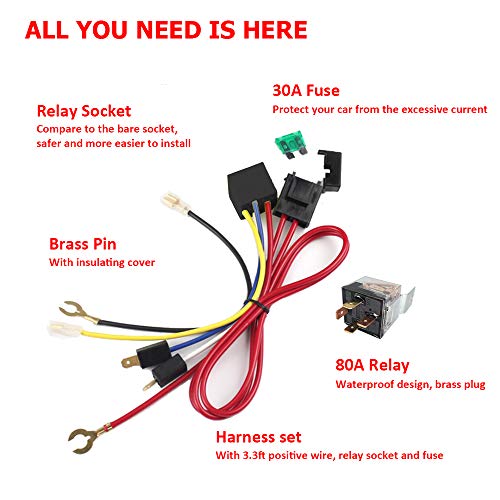 image for MIRKOO 12V 150dB Car Air Horn Kit, Super Loud 17.3 Inches Single Tone 