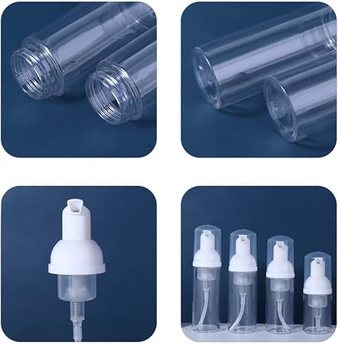 Miniatura 6 de Dispensadores de jabón de espuma de plástico de 3040502.0 fl oz, botellas de aerosol vacías transparentes, botella de bomba de espuma recargable,