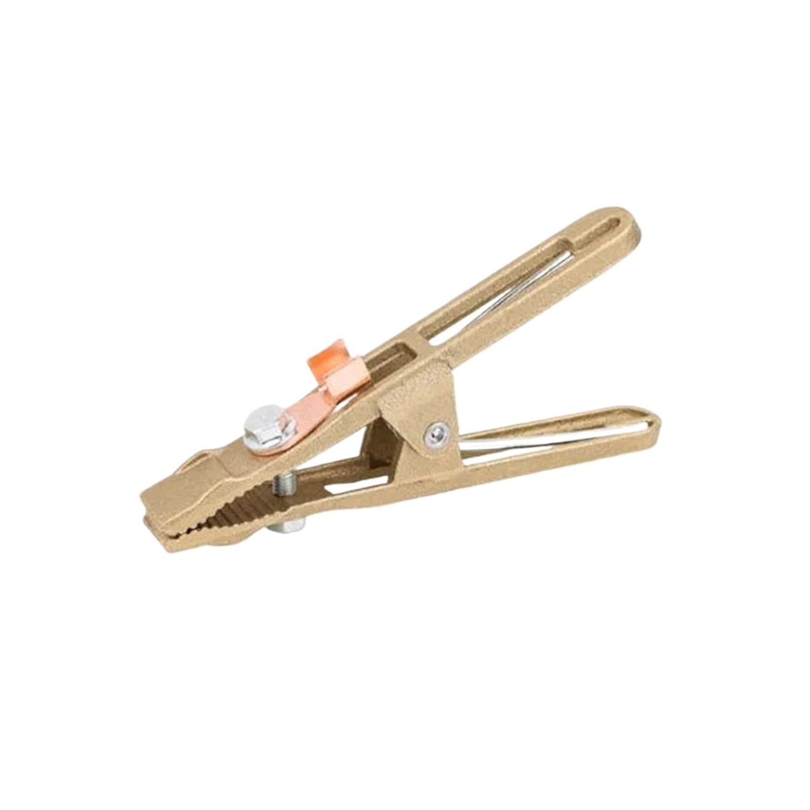 Welding Earth clamp Copper Welding Ground Clamp Spring Loaded Insulated Handle Multiple Sizes(A 260A)