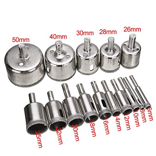 Set de brocas diamantadas para cerámica y vidrio miniatura 3