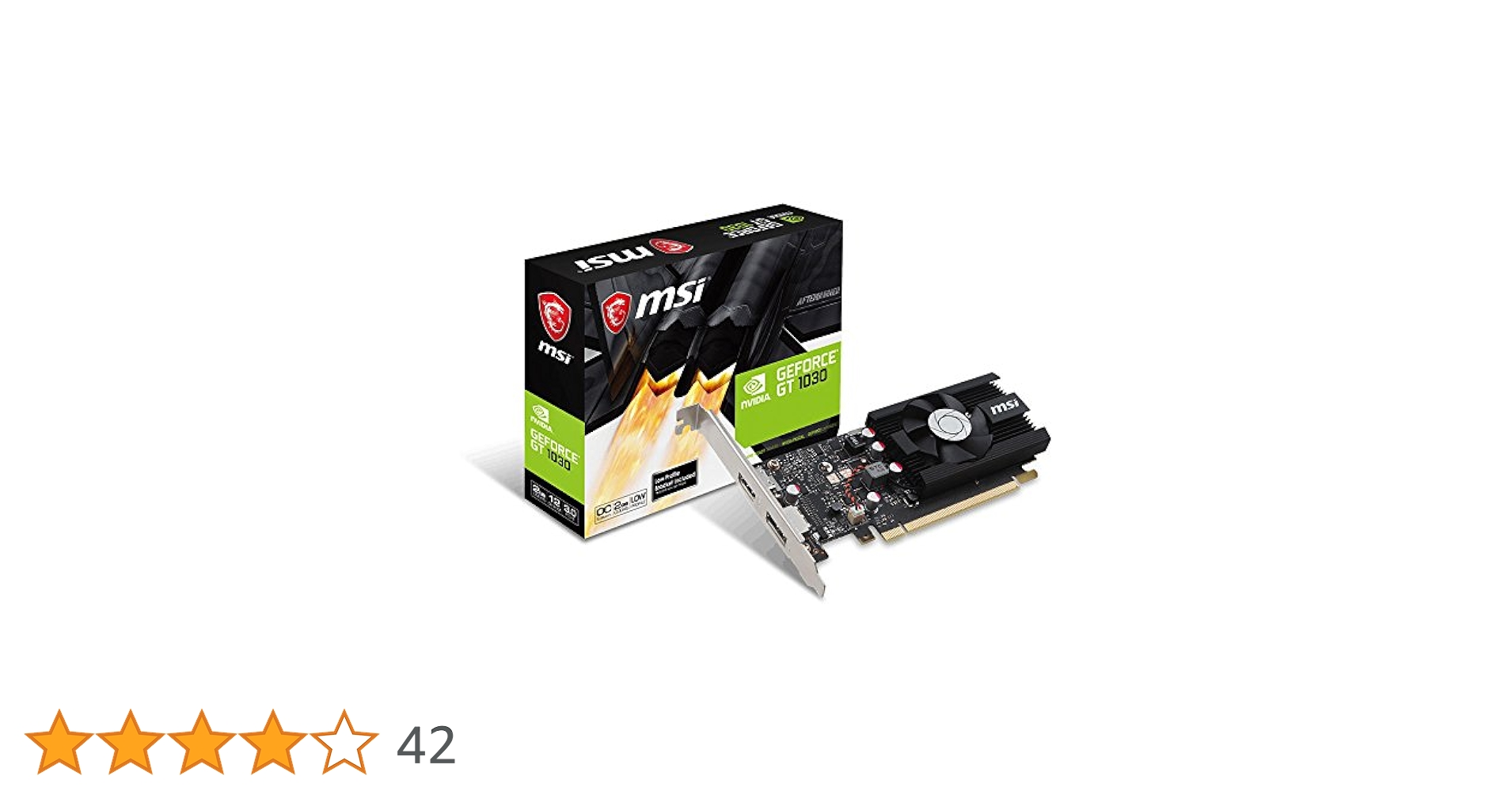 Amazon | MSI LowProfile対応 GeForce GT 1030 グラフィック