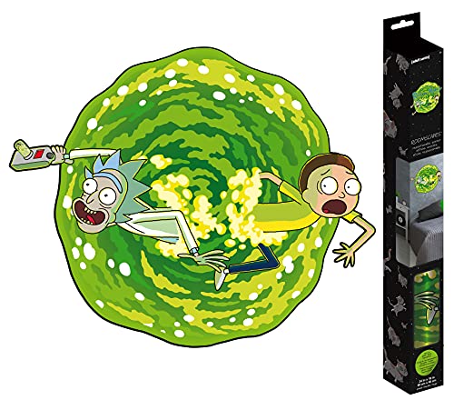 Trends International Rick & Morty Portal - ROOMSCAPES Poster Decal - 18 X 24 Multicolor