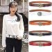 PmseK Cinturones Mujer, Elegant Retro Women's Real Genuine Leather Floral Carved Belts...