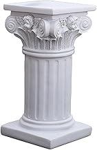 Figura de resina de columna griega - decoración clásica de columna romana, elegante pilar de resina blanca | Estatua de mesa temporal para centro de mesa de cumpleaños, boda, réplica