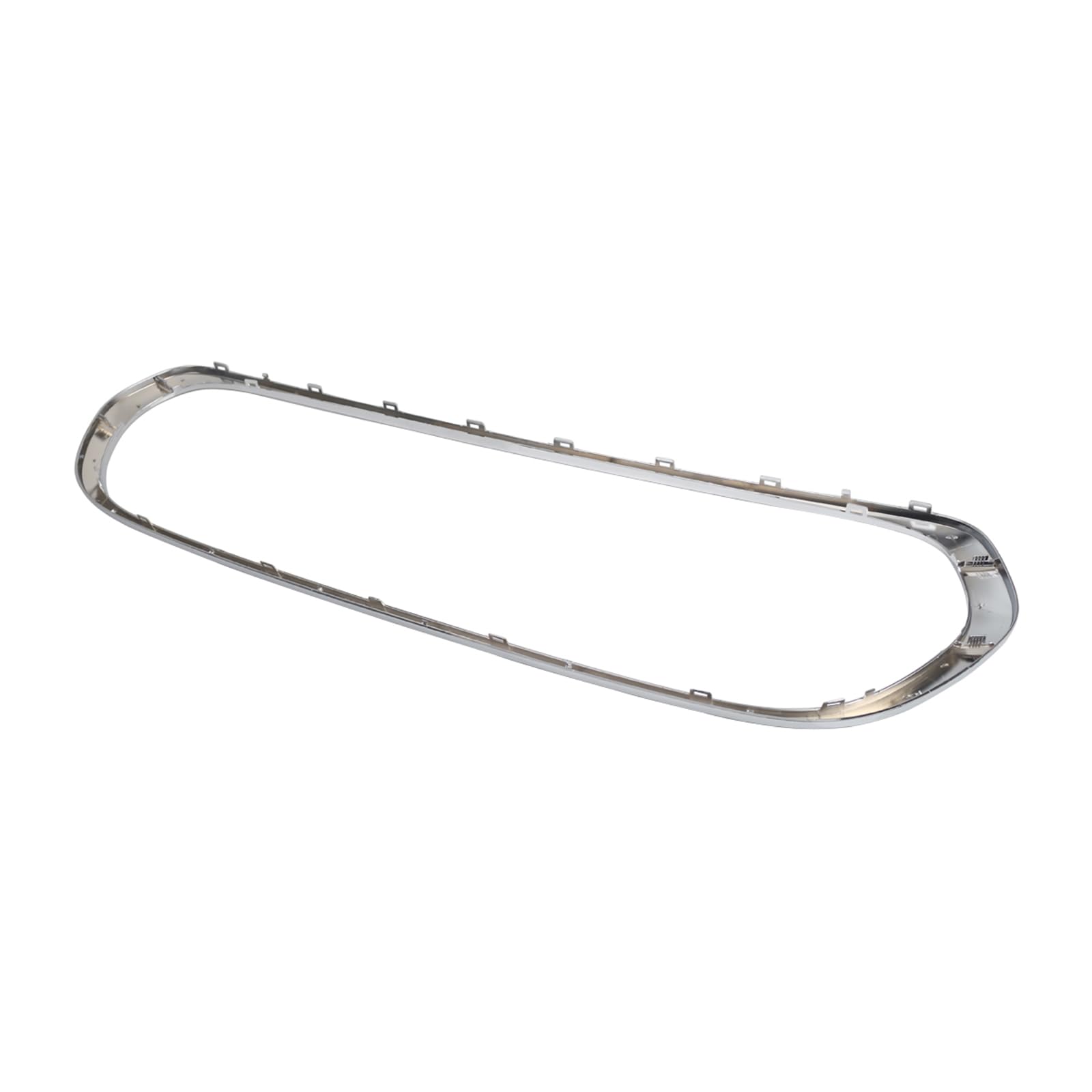 Shkalacar Chromowany grill chłodnicy, osłona przednia, listwa zderzaka, chrom, kompatybilna z BMW Mini F55 F56 F57 2014-2021, OEM: 51137449207, 51137300589