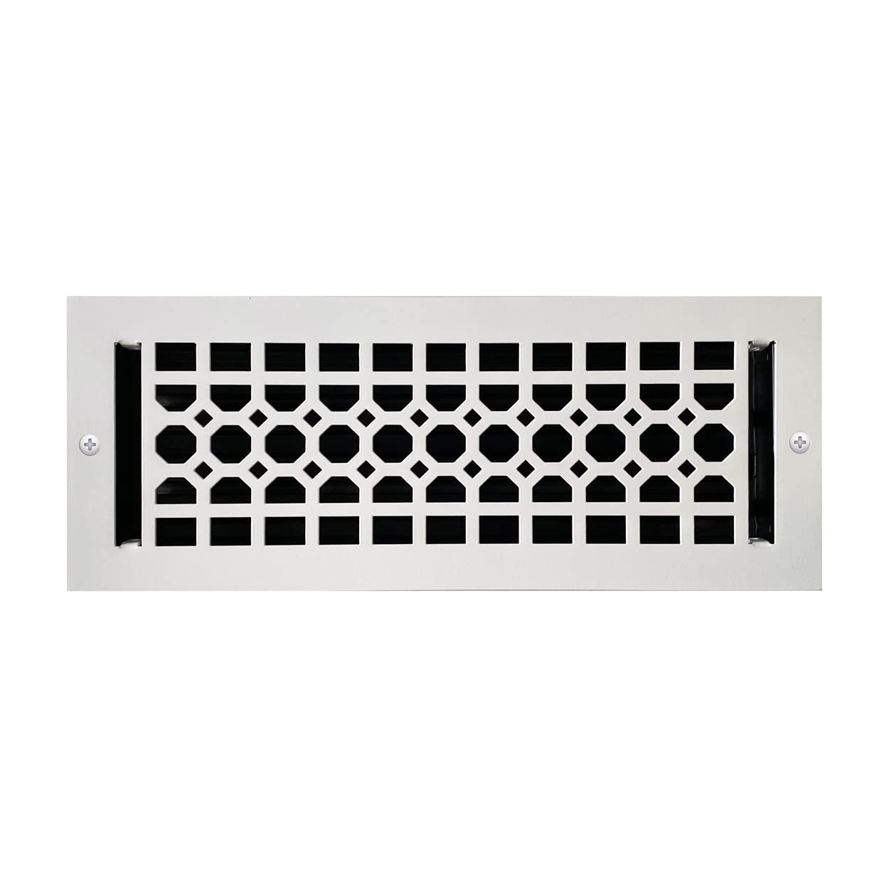 Empire Register Co, Ceiling u0026 Wall Vent Cover - 4x12 inch, Honeycomb  Design, Matte White Finish, Metal Damper Attached, Measure Wall Hole  Dimensions (not for Floor use). - Amazon.com