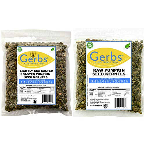 Gerbs 14 Ounce Pumpkin Seed Kernel Gift Set, Top 14 Food Allergen Free, Non Gmo, Vegan, Keto, Paleo Friendly #TOP10