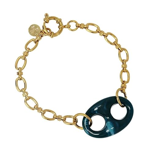 Anartxy Pulsera de Colección Chain con Esclabón de Resina Para Mujer, Mejor Regalo Cover