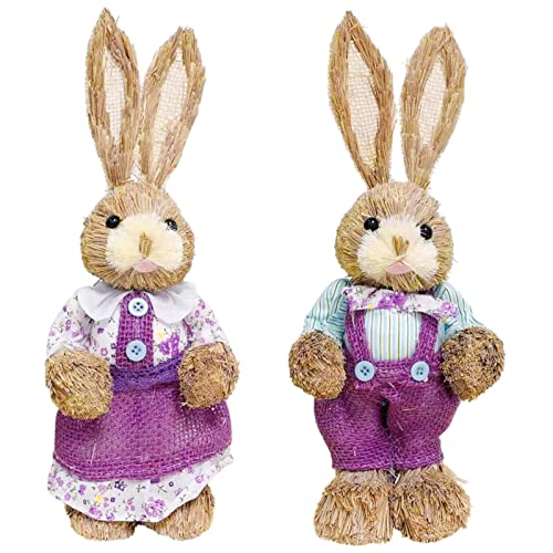 El Mejor Listado de Pascua los 5 más buscados. 42 1 Par de Piezas de Adornos de Pascua, Manualidades, Accesorios para Fotos de Animales, Estatuas de de Arte para El Día de Pascua, Adornos Par , C