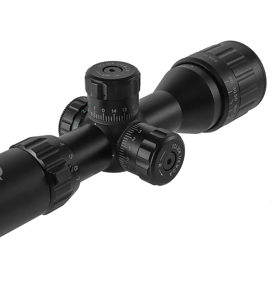 Paike 3-9X32 AOIR Rifle Scope mil-dot Reticle Red and Green Dot Illuminated Scope Hunting Optics - Image 5