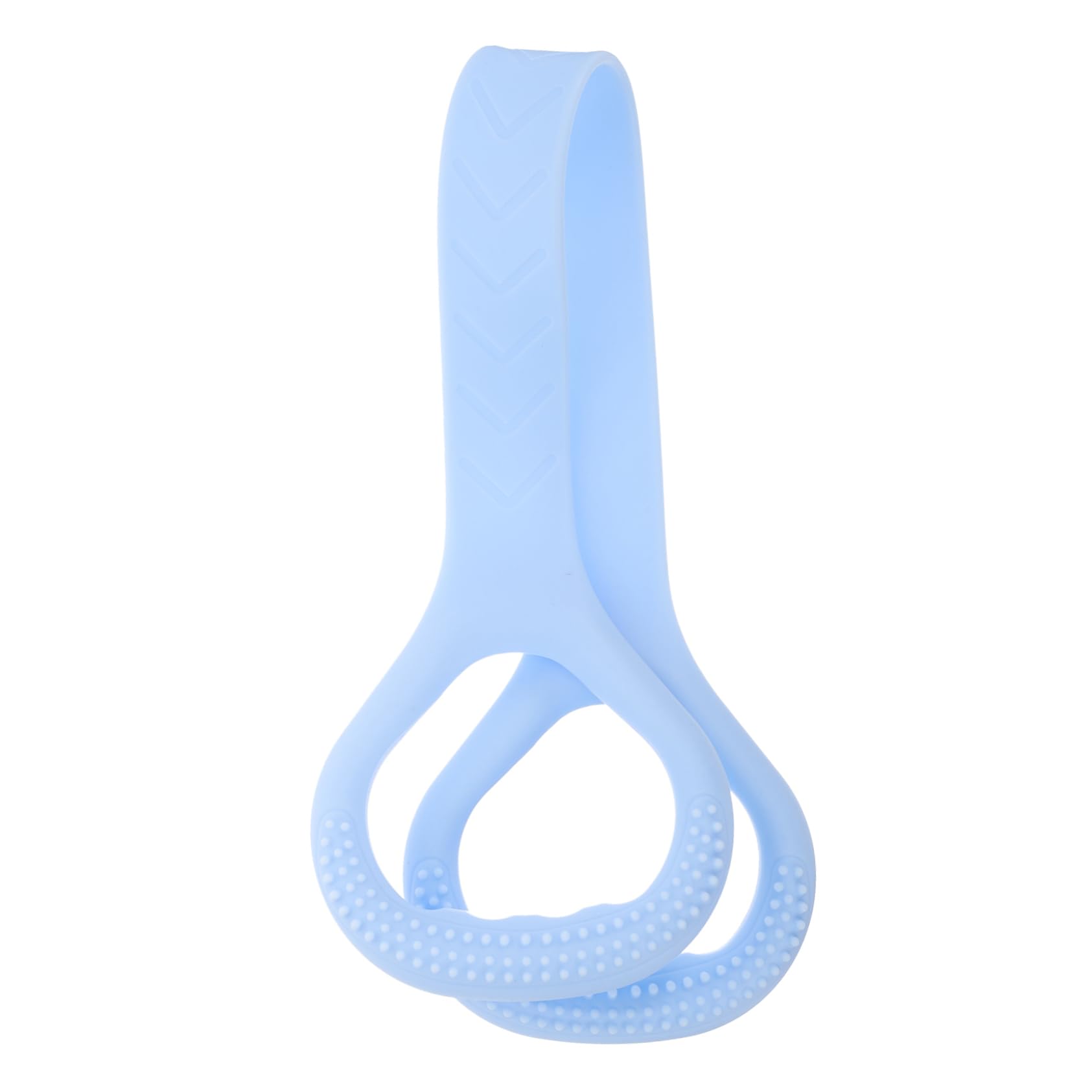 Toyvian Banda elastica di tensione fascia per esercizi bande di resistenza con manici bande di allenamento banda elastica di resistenza al fitness Gel di silice Sky-Blue