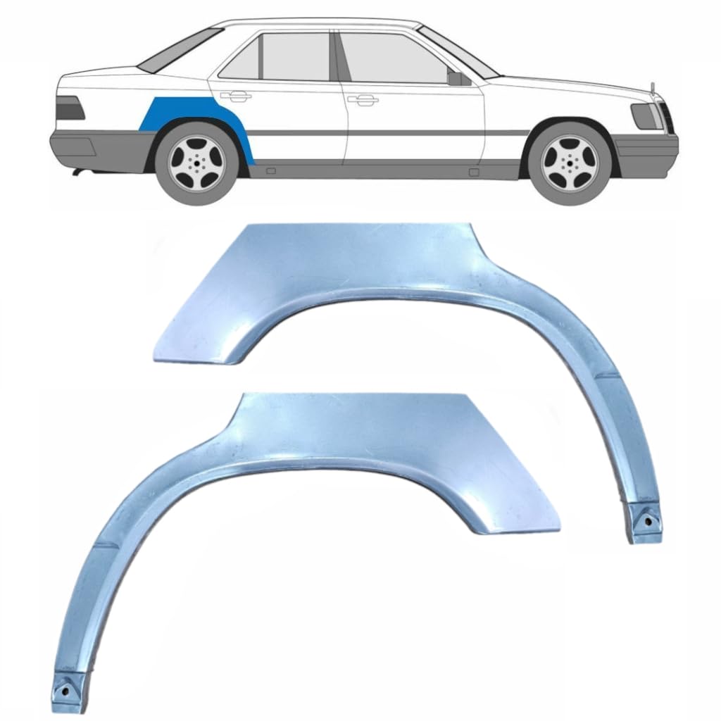 Reparaturblech Kotflügel hinten für Mercedes E-Class W124 1984-1996