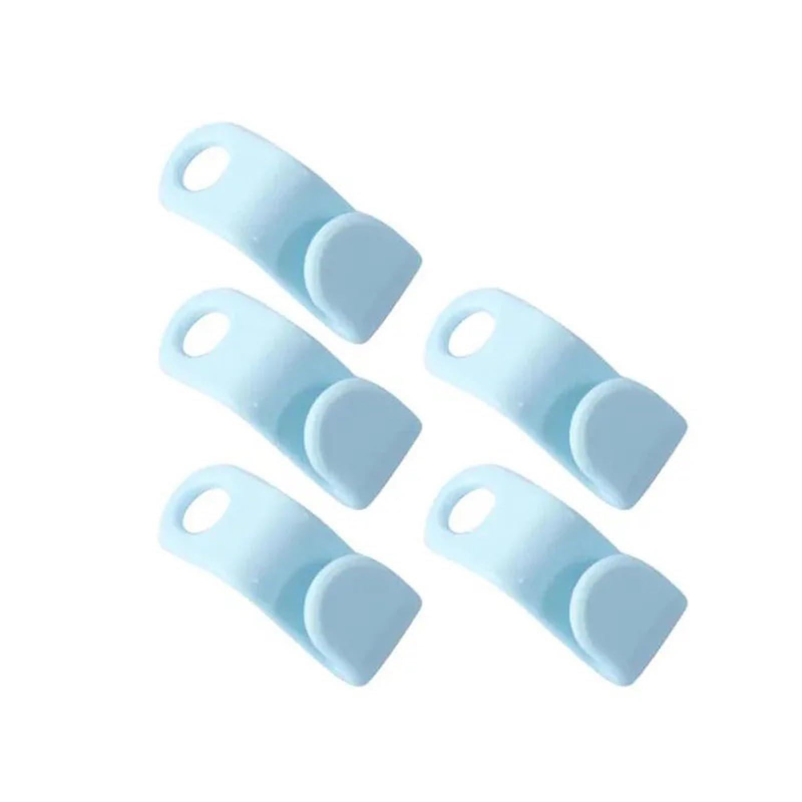 Clothes Hanger Connector Hooks 50pcs Plastics Hanger Connection Hook Stackable Space Saving Storage Multifunctional Hanging Clothes Rack for Wardrobe Storage(Blue)