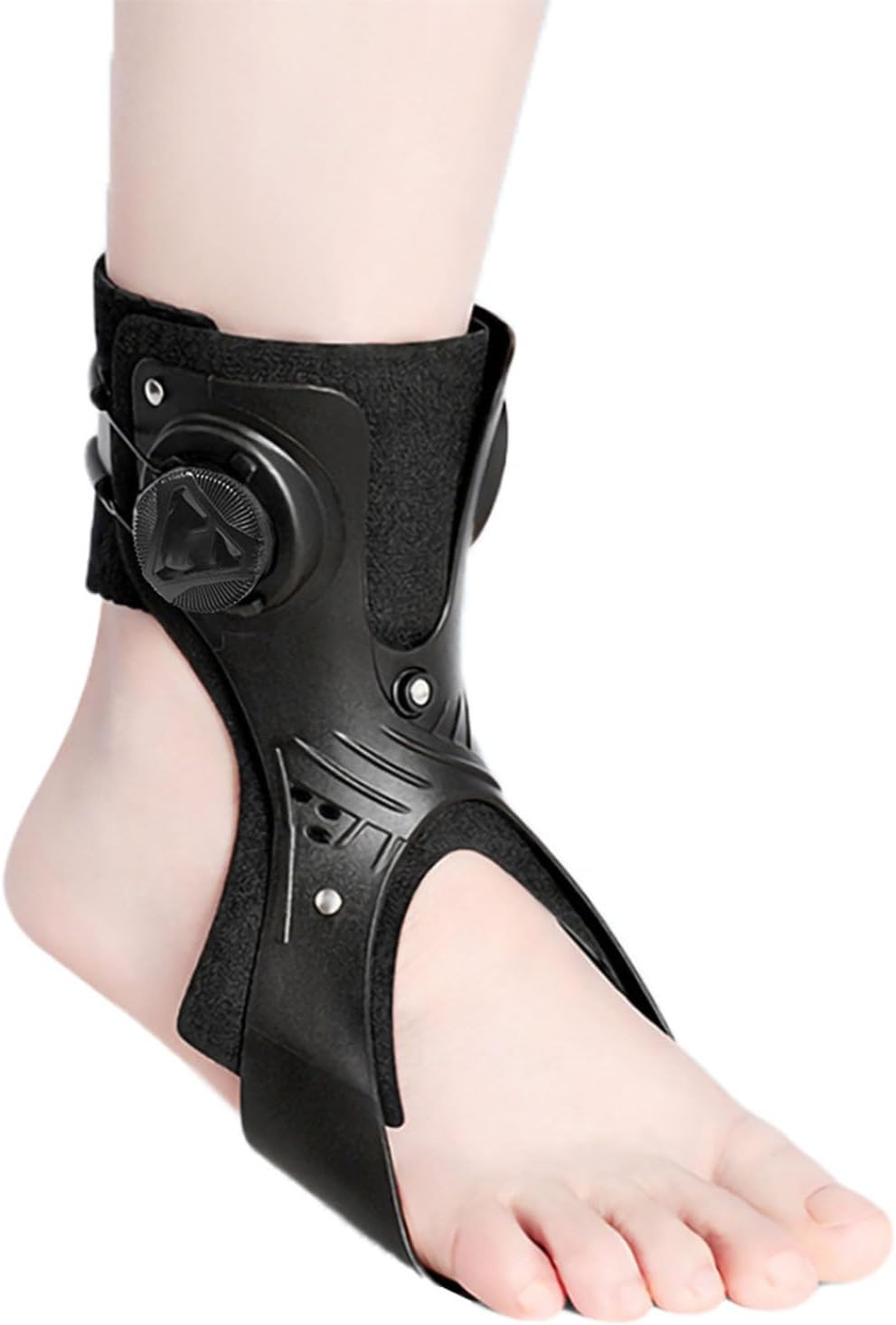 SFKLYU Drop Foot Brace Stabilizer, AFO Drop Foot Brace Orthosis, Lightweight Foot Support for Walking with Shoes, Lightweight & Invisible,A2 Right,XXL