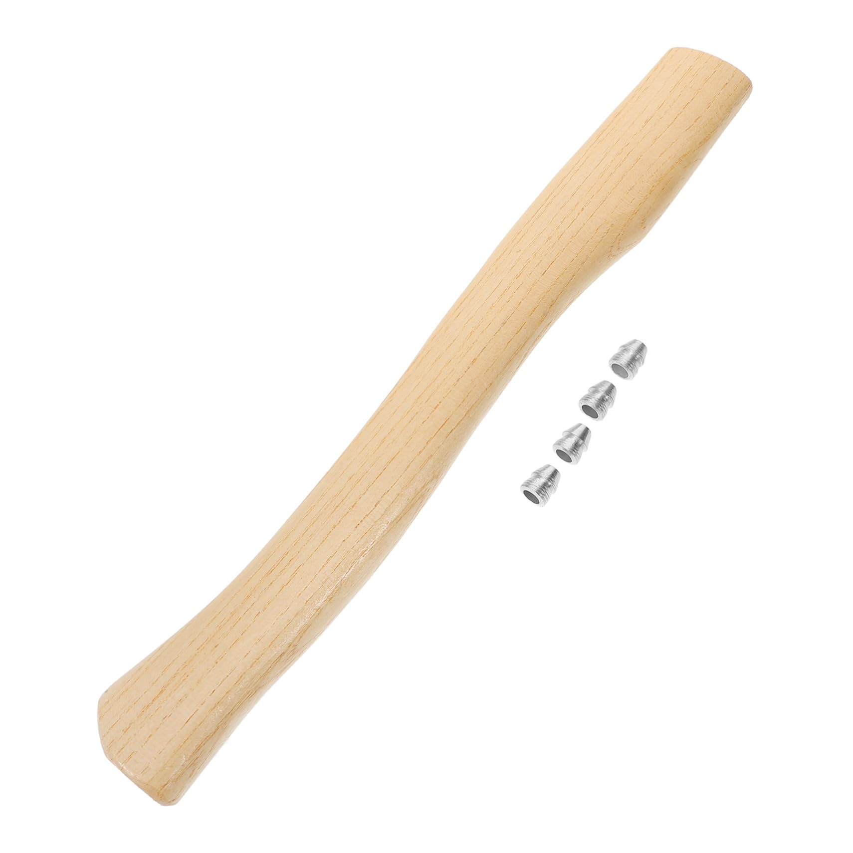 Toddmomy 5zestawy Ergonomiczny Trzonek Do Siekiery z Drewna Wygodny Uchwyt Do Obróbki Drewna Idealny i Kempingowania Łatwy Instalacji Naturalny Materiał Drewniany
