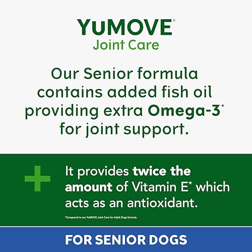 YuMOVE Senior Dog Joint Supplement, High Strength for Joint Care, Essential Dog Hip and Joint Support for Senior Dogs Aged 8+, 120 Tablets - Eco Friendly and Letter Box Ready Packaging - Image 4