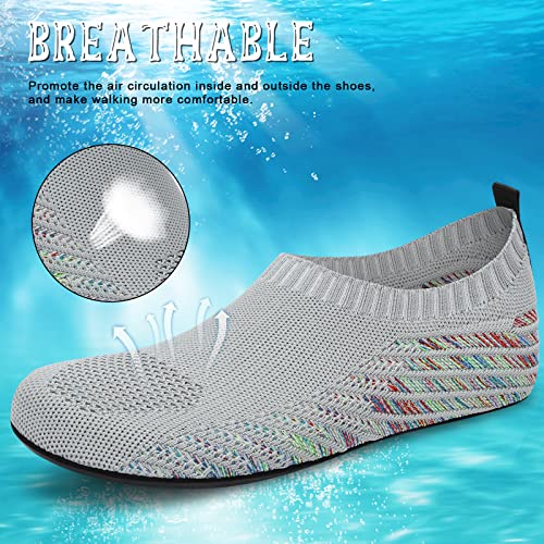 Image of ANLUKE Womens Mens Water Shoes Barefoot Quick-Dry Aqua Socks for Beach Swim Surf Water Sport