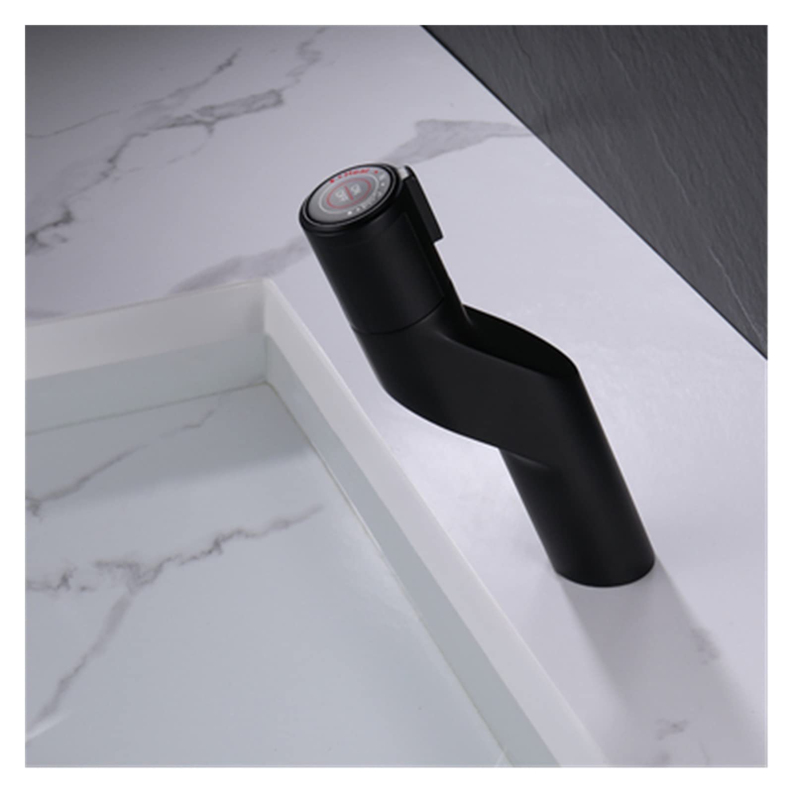 Robinet de lavabo en or mitigeur d'eau en laiton salle de bains de luxe
